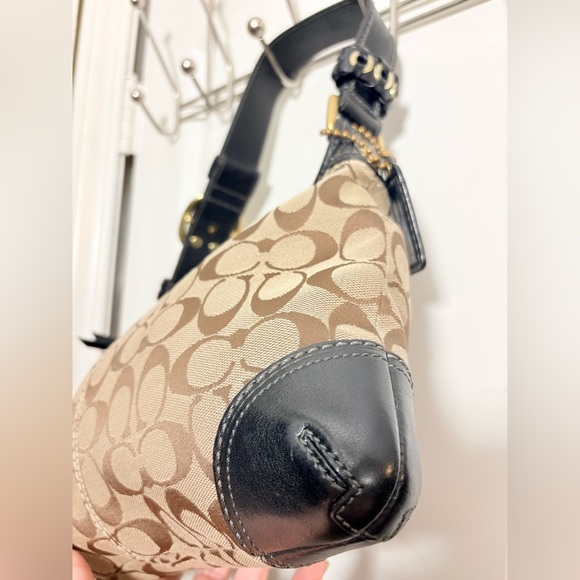 Coach Large Signature Carly Shoulder Bag - Style 11431 - Picture 7 of 15